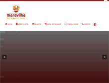 Tablet Screenshot of hotelmaravilha.com